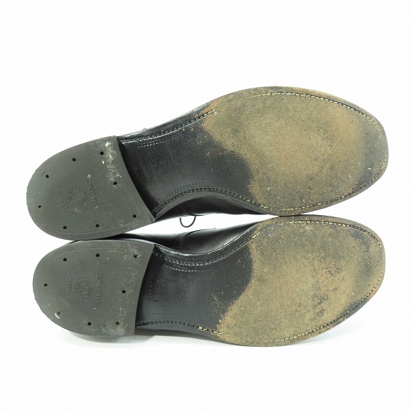 実際に弊社で買取させて頂いたALDEN/オールデン カーフレザー プレーントゥシューズ 53507/10の画像 2枚目