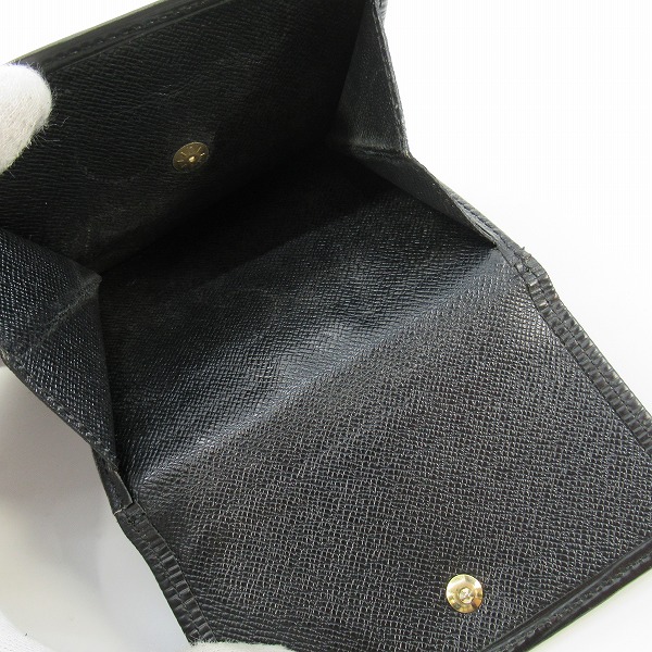 実際に弊社で買取させて頂いたLOUIS VUITTON/ルイヴィトン Wホック財布 エピ ポルト モネ ビエ カルト クレディ ノワール M63482の画像 4枚目