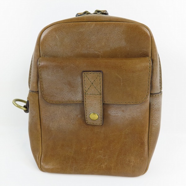 実際に弊社で買取させて頂いた土屋鞄 ガジェットビッグポケット Gadget ウエストバッグ ポーチ ウエストポーチ