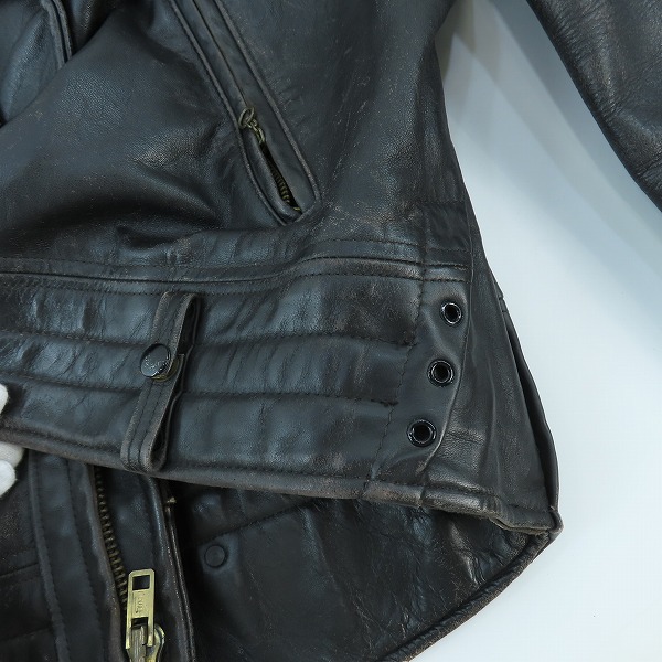 実際に弊社で買取させて頂いたSCHOTT/ショット JAMES DEAN/ジェームス・ディーン ダブルライダース/40の画像 8枚目