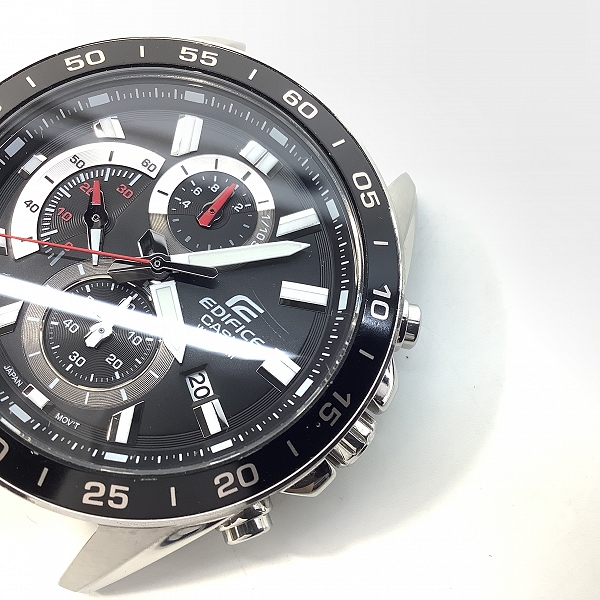実際に弊社で買取させて頂いた【ケースのみ】CASIO/カシオ エディフィス クロノグラフ 黒文字盤 クォーツ/EFV-550の画像 5枚目