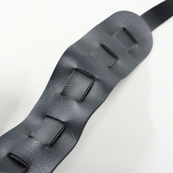 実際に弊社で買取させて頂いたFERNANDES/フェルナンデス レザー調 ストラップ ギターストラップ ベースストラップ ブラックの画像 6枚目