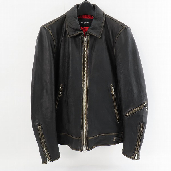 実際に弊社で買取させて頂いたnano universe/ナノユニバース シープスキン ライダースジャケット NUC63L01078SH /S