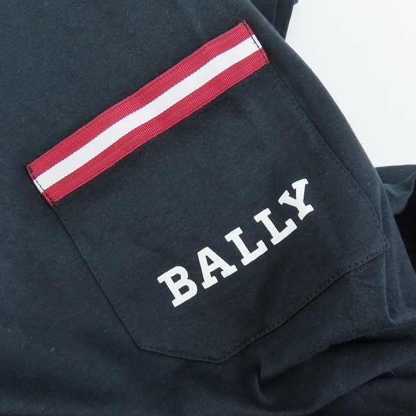 実際に弊社で買取させて頂いた【未使用】BALLY/バリー 胸ポケット Tシャツ カットソー XLの画像 5枚目