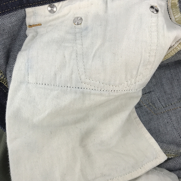 実際に弊社で買取させて頂いたSOPHNET/ソフネット スリムフィット アンクルカット リペア ジーンズ/デニム SOPH-156032 /Mの画像 6枚目