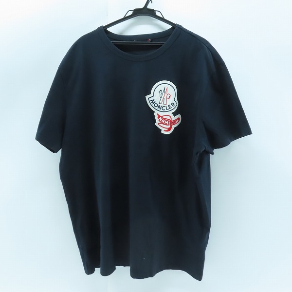 実際に弊社で買取させて頂いた【JPタグ】MONCLER/モンクレール 1952 20SS MAMIWATA マミワタ ロゴパッチ 半袖Tシャツ カットソー F10928C71200 XL