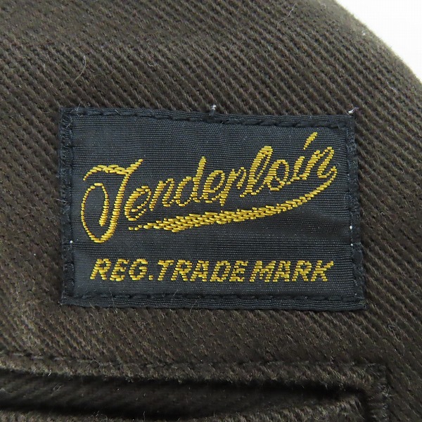 実際に弊社で買取させて頂いたTENDERLOIN/テンダーロイン ワイドチノパンツ/ブラウン/Sの画像 2枚目