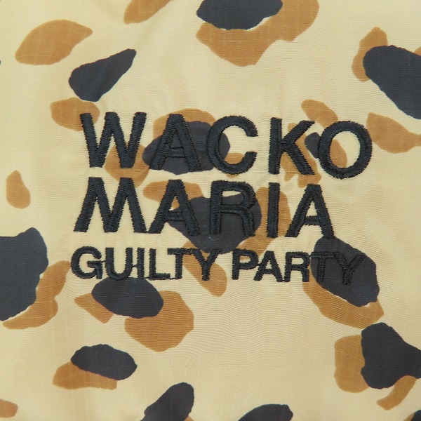 実際に弊社で買取させて頂いたWACKO MARIA×NANGA/ワコマリア×ナンガ レオパード ダウンジャケット /XLの画像 3枚目