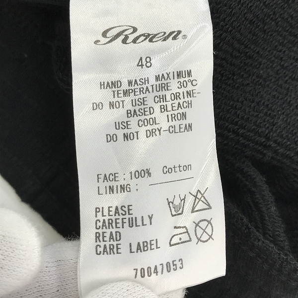 実際に弊社で買取させて頂いたRoen×Disney/ロエン×ディズニー クラッシュミッキー 半袖パーカー 70047053 /48の画像 4枚目