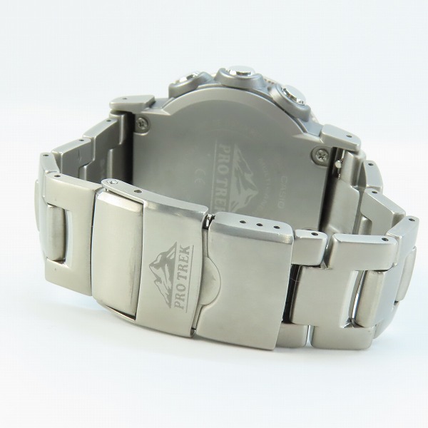 実際に弊社で買取させて頂いたCASIO/カシオ PROTREK/プロトレック Climber Line クライマー 電波ソーラー メンズ 腕時計 PRW-31YT-7JFの画像 2枚目