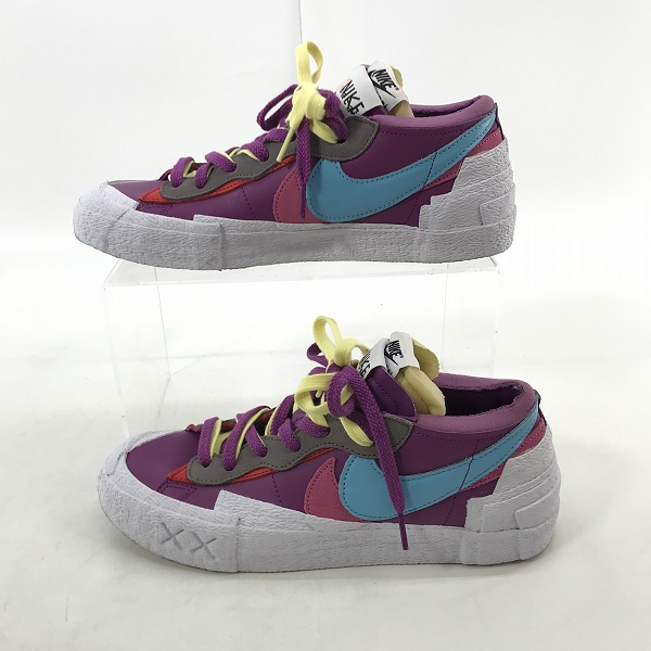 実際に弊社で買取させて頂いたNIKE×KAWS×SACAI/ナイキ×カウズ×サカイ BLAZER LOW/ブレーザーロー パープルダスク DM7901-500/26.5の画像 3枚目