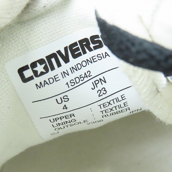 実際に弊社で買取させて頂いたCONVERSE/コンバース ALL STAR R /オール スター R TREKWAVE OX/トレックウエーブ OX 1SD542/23の画像 5枚目
