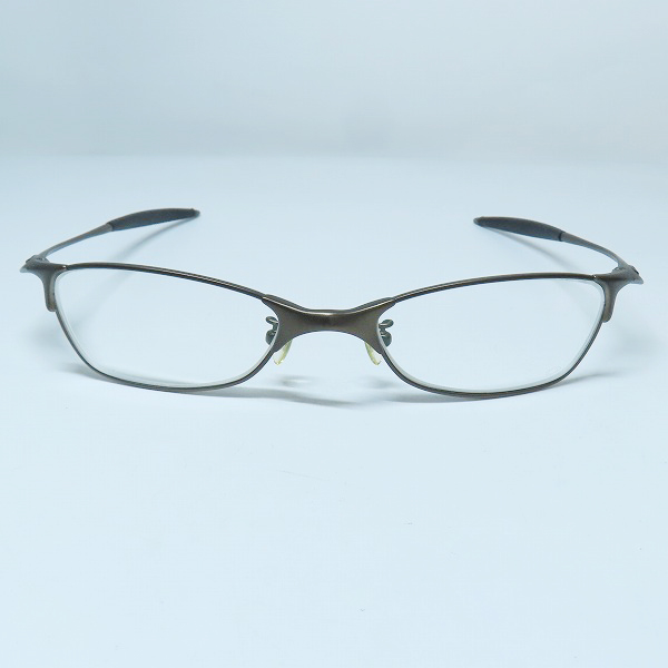 実際に弊社で買取させて頂いたOAKLEY/オークリー Ti Wiretap/ワイヤータップ 度入り眼鏡/メガネフレーム Pewter