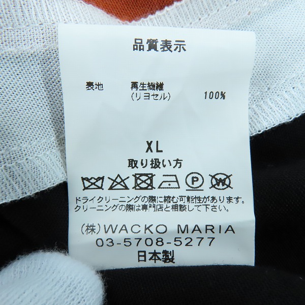 実際に弊社で買取させて頂いたMINEDENIM×WACKO MARIA/マインデニム×ワコマリア 別注 50s Shirt  半袖シャツ/XLの画像 3枚目