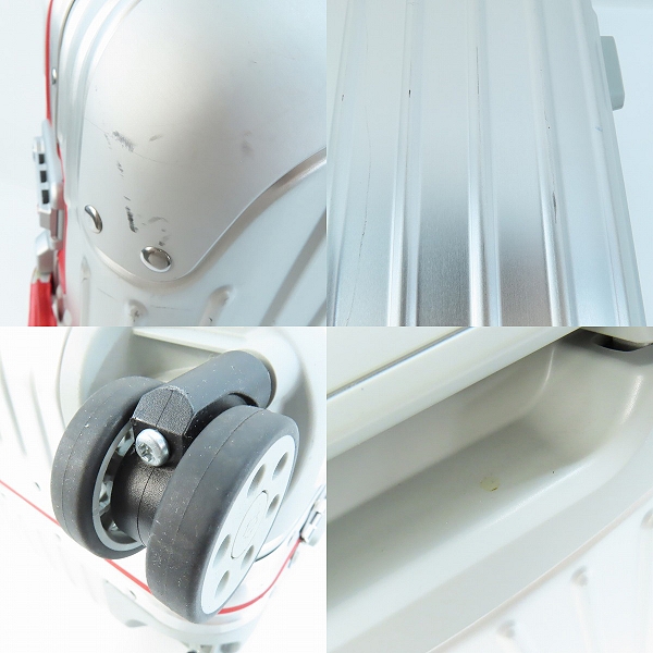 実際に弊社で買取させて頂いたRIMOWA/リモワ キャビンツイスト キャリーバッグ/スーツケース シルバー 925.90.04/35Lの画像 8枚目
