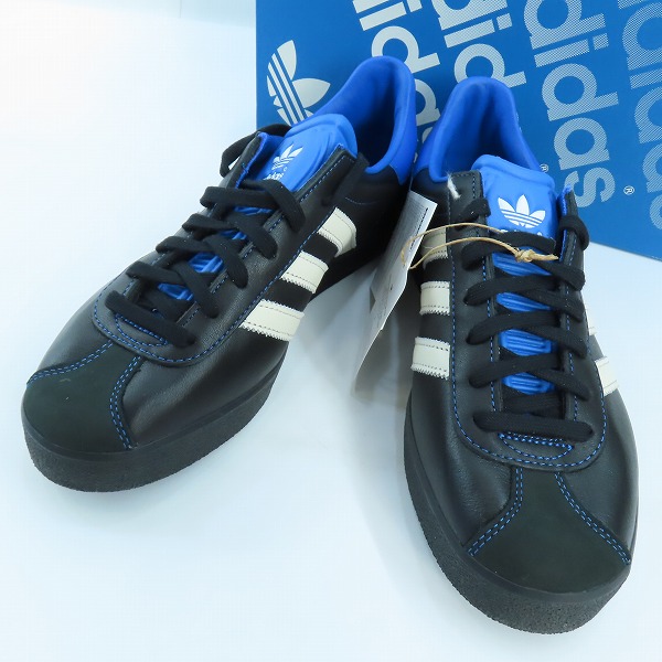 実際に弊社で買取させて頂いた【未使用】adidas/アディダス GAZELLE 85 atmos COREBLACK/BLUEBIRD/COREWHITE IG1729/26.5