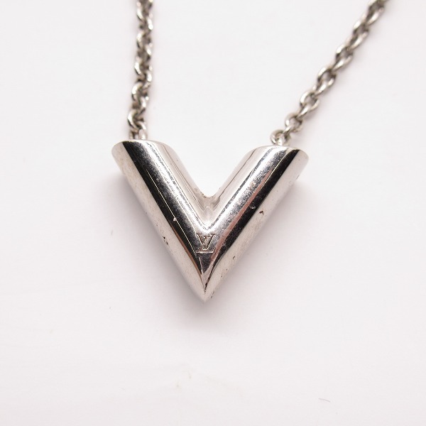 実際に弊社で買取させて頂いた【ジャンク】LOUIS VUITTON/ルイヴィトン エセンシャル V ネックレス ペンダント M63197　の画像 1枚目