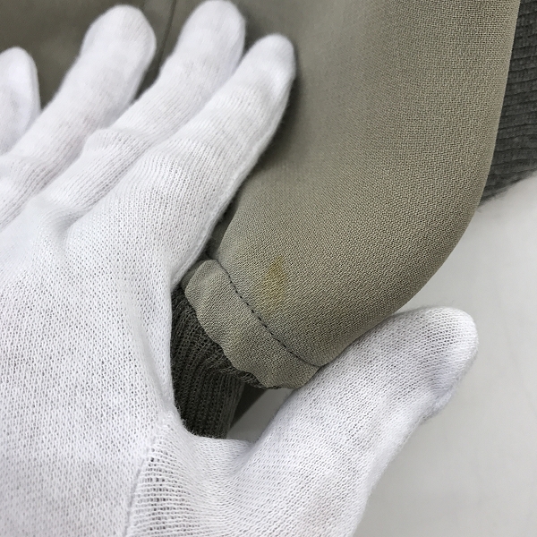 実際に弊社で買取させて頂いたAURALEE/オーラリー SILK TRIPLE CLOTH ZIP BLOUSON/シルク トリプルクロス ジップブルゾン A20SB01TG/4の画像 6枚目