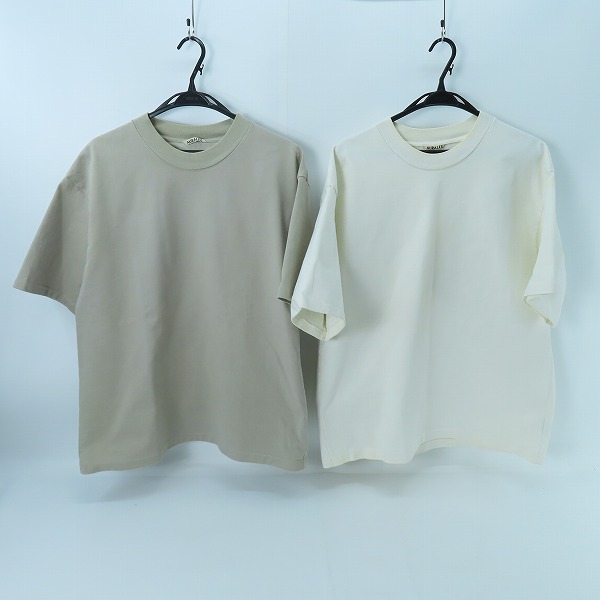 実際に弊社で買取させて頂いたAURALEE/オーラリー 20SS STAND UP TEE/スタンドアップTシャツ /A20ST01SU/4/2点セット