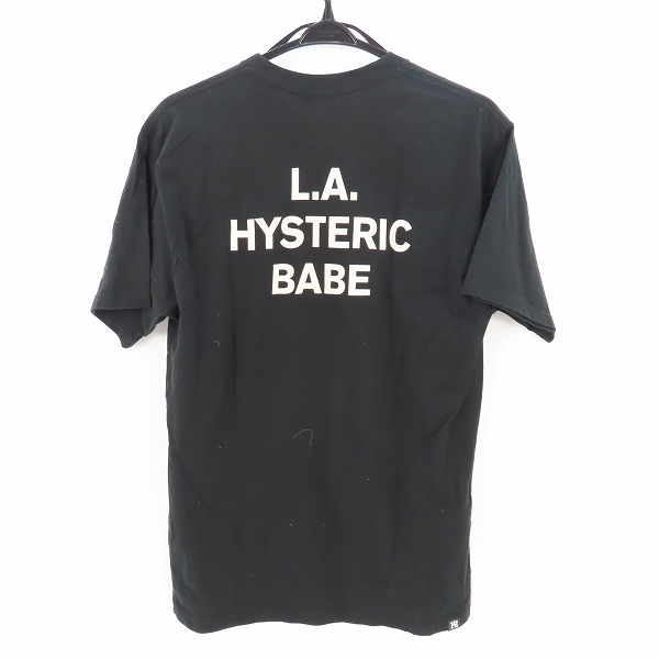 実際に弊社で買取させて頂いたHYSTERIC GLAMOUR/ヒステリックグラマー HYS LOVER 半袖カットソー/Tシャツ 02212CT01/ブラック/Mの画像 1枚目