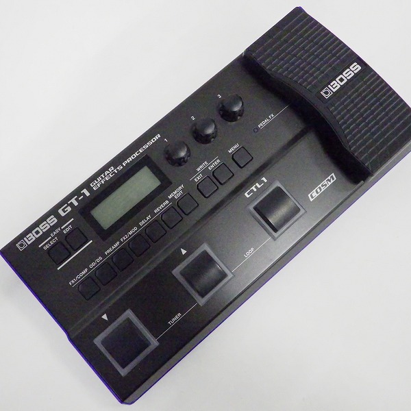 実際に弊社で買取させて頂いた【美品】BOSS/ボス GT-1 Guitar Effects Processor ギター用 マルチエフェクター ACアダプター付/簡易動作確認済 の画像 1枚目