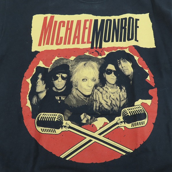 実際に弊社で買取させて頂いたMICHAEL MONROE/マイケルモンロー バンドTシャツ ブラック/Lの画像 6枚目