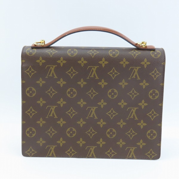 実際に弊社で買取させて頂いたLOUIS VUITTON/ルイヴィトン モノグラム モンソー ハンドバッグ/セカンドバッグ M51185の画像 1枚目