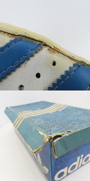 実際に弊社で買取させて頂いたadidas/アディダス 金ベロ/フランス製/ヴィンテージ SUPERSTAR/スーパースター スニーカー 9.5の画像 7枚目