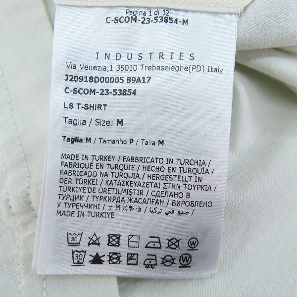 実際に弊社で買取させて頂いた【JPタグ】MONCLER/モンクレール LS T-SHIRT バックロゴ ロングTシャツ/Mの画像 4枚目