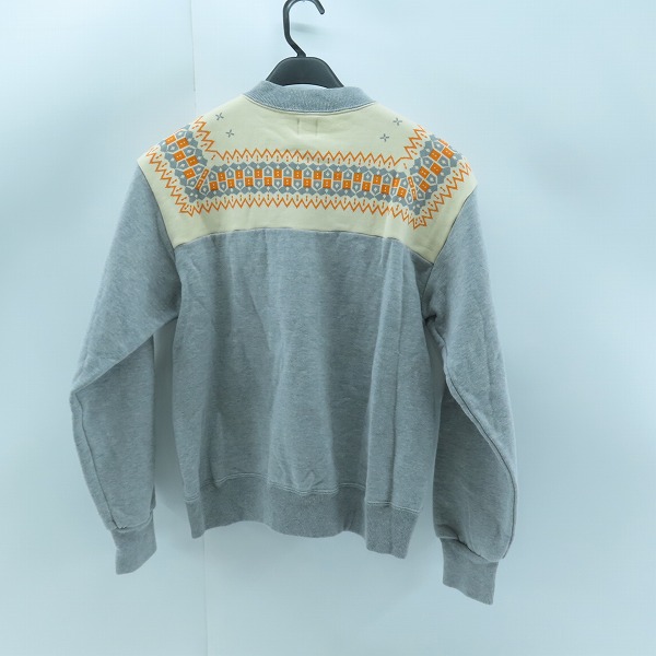 実際に弊社で買取させて頂いたTHE FLAT HEAD/フラットヘッド ジップアップ スウェット グレー/M 38-40の画像 1枚目