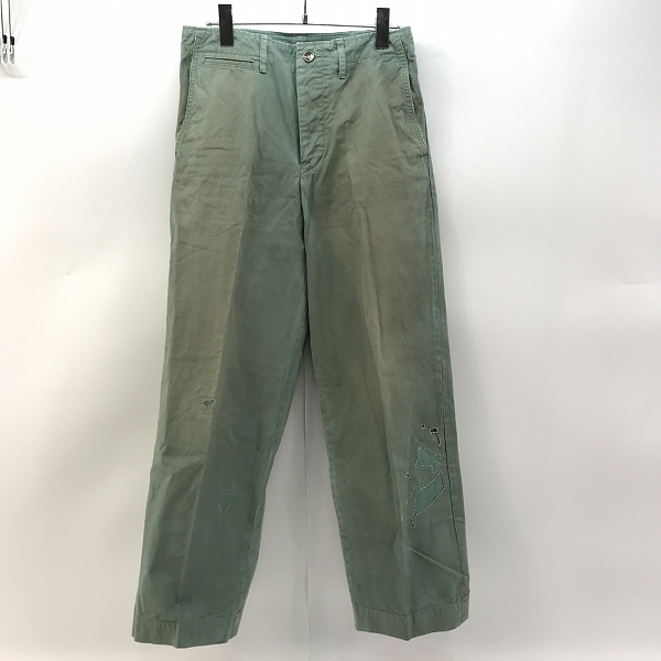 実際に弊社で買取させて頂いたvisvim/ビズビム WMV 泥染め/ダメージ加工 コットンパンツ 0321105008002 00