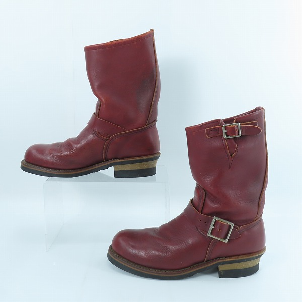 実際に弊社で買取させて頂いたRED WING/レッドウィング 旧羽タグ エンジニアブーツ PT99 8271/8.5Dの画像 3枚目