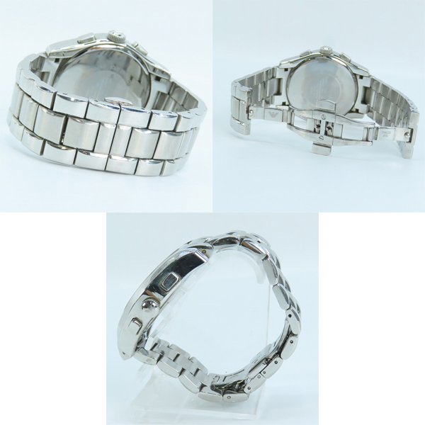 実際に弊社で買取させて頂いたEMPORIO ARMANI/エンポリオアルマーニ BROOKIANA/ブルッキアーナ  腕時計 2点セット【動作未確認】の画像 2枚目