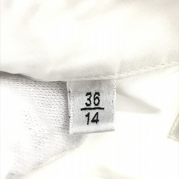 実際に弊社で買取させて頂いた(1)【未使用】SAINT LAURENT/サンローラン 19SS プレーン 長袖シャツ 536096 Y216W/36の画像 3枚目