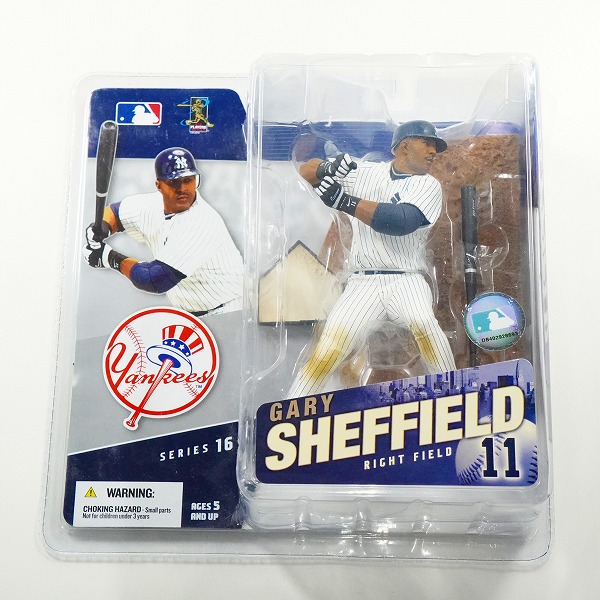 実際に弊社で買取させて頂いた【未開封】McFARLANE TOYS/マクファーレントイズ ニューヨーク・ヤンキース #11 ゲイリー・シェフィールド フィギュア