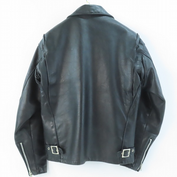実際に弊社で買取させて頂いたSCHOTT/ショット ライナー付き レザー シングルライダースジャケット/38の画像 1枚目