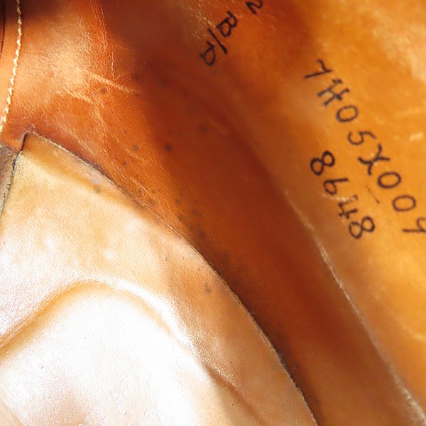 実際に弊社で買取させて頂いたALDEN/オールデン 6アイレット チャッカブーツ/レザー シューズ 8648/7.5の画像 6枚目