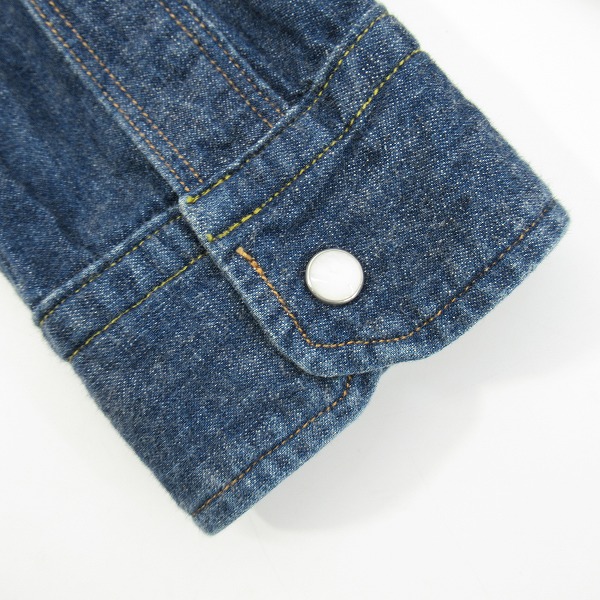 実際に弊社で買取させて頂いたDELUXE/デラックス デニム シャツ/Ｌの画像 7枚目