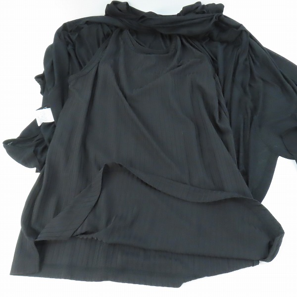 実際に弊社で買取させて頂いたNO ID.BLACK/ノーアイディー マルチレイヤードTシャツ 452006-449T/ONEの画像 6枚目