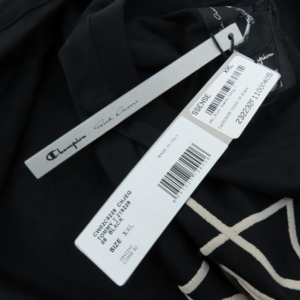 実際に弊社で買取させて頂いたChampion×Rick Owens/チャンピオン×リックオウエンス オーバーサイズ カットソー CW02C9229/XXLの画像 7枚目