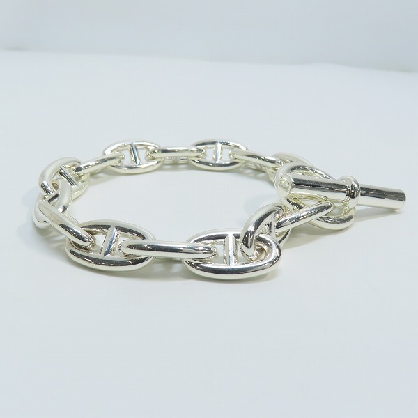 実際に弊社で買取させて頂いた【現行刻印】HERMES/エルメス シェーヌダンクルGM 14LINK の画像 2枚目