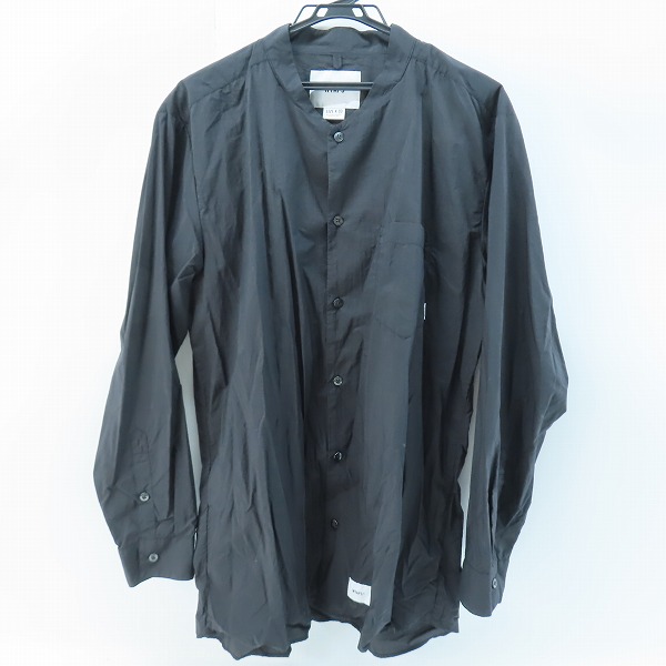実際に弊社で買取させて頂いたWTAPS/ダブルタップス MORPHEUS ナイロンタフタ ノーカラーシャツ 03