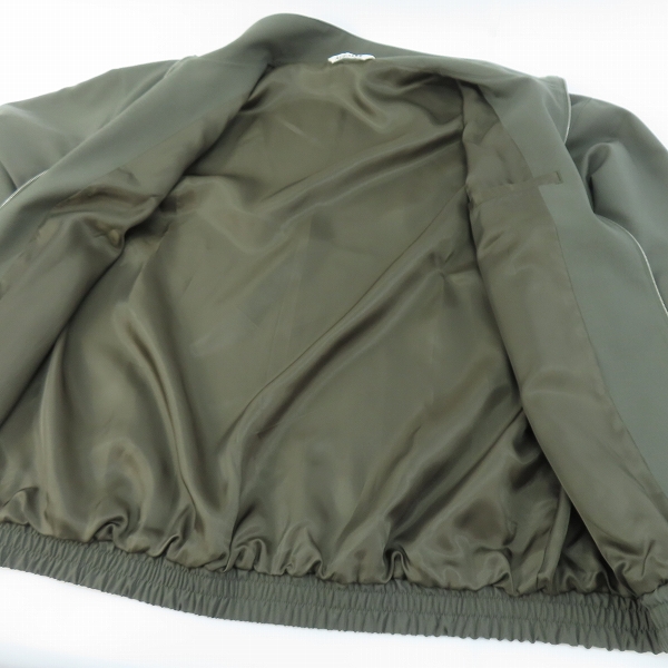 実際に弊社で買取させて頂いたAURALEE/オーラリー SUPER FINE TROPICAL WOOL ZIP BLOUSON A24AB01WT 4の画像 7枚目