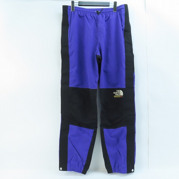 実際に弊社で買取させて頂いた【JPタグ/未使用】GUCCI × THE NORTH FACE/グッチ×ノースフェイス ナイロントラックパンツ 663766/NF0A7UHD/M