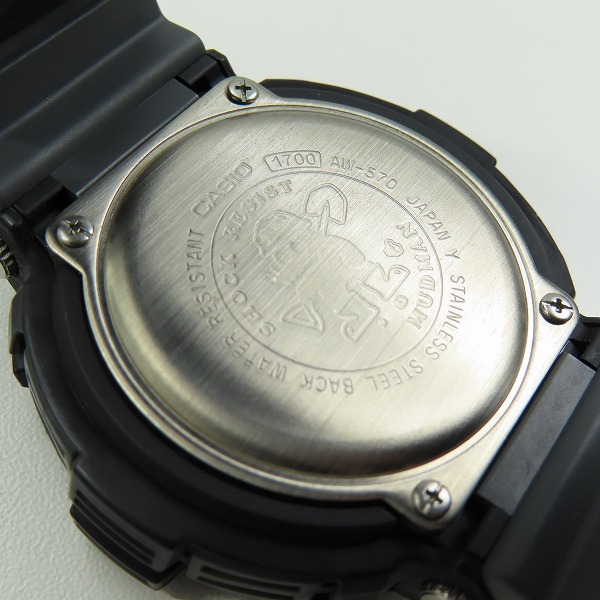 実際に弊社で買取させて頂いたG-SHOCK/Gショック MUDMAN MEN IN BLACK マッドマン AW-570-1Aの画像 3枚目