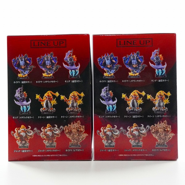 実際に弊社で買取させて頂いた【未開封】バンダイスピリッツ 一番くじ ワンピース 百獣海賊団 飛び六胞 G賞 魂豪示像 戯呀 早害のジャック/疫災のクイーンの画像 3枚目