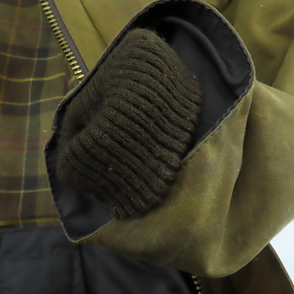 実際に弊社で買取させて頂いたBARBOUR/バブアー BEDALE JACKET/ビデイルジャケット サンドストーン C38/97CMの画像 5枚目