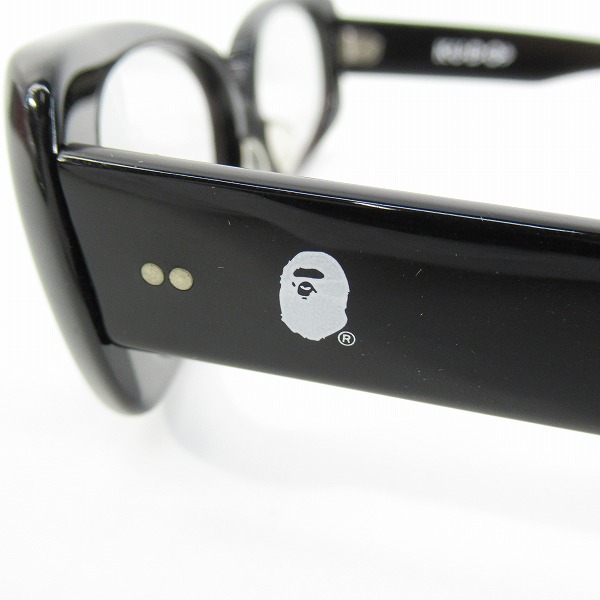 実際に弊社で買取させて頂いたA BATHING APE/ア ベイシング エイプ BAPEYES KUDO 度入り メガネ/アイウェアの画像 5枚目