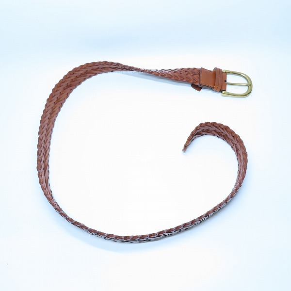 実際に弊社で買取させて頂いたTOM FORD/トムフォード レザー メッシュベルト TB212M/85の画像 6枚目