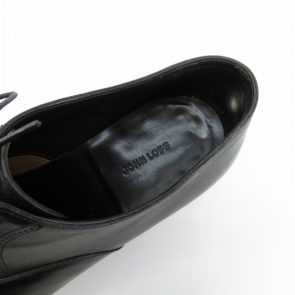実際に弊社で買取させて頂いたJOHN LOBB/ジョンロブ Philip II/フィリップ2 キャップトゥ レザーシューズ 6 純正シューツリー付の画像 4枚目